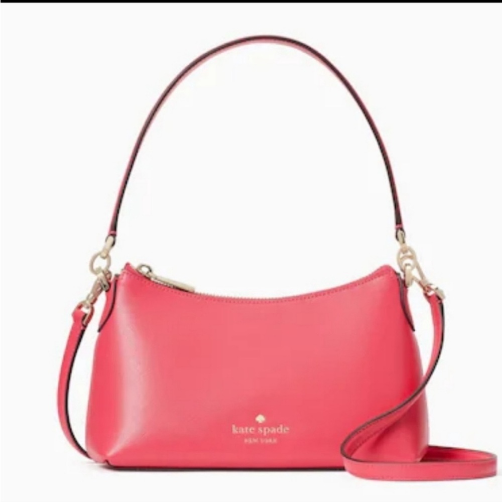 Kate Spade Sadie Small Shoulder Bag, Purse Bikini Pink Saffiano Leather NWT